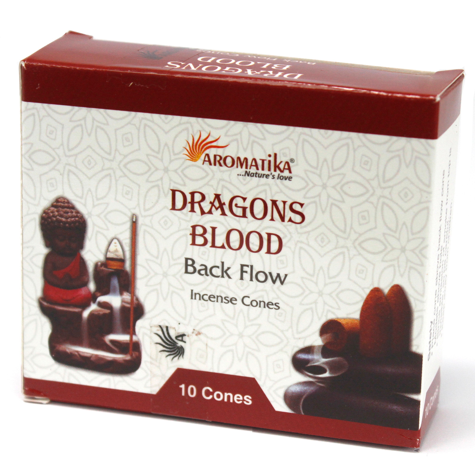 Aromatica Backflow Incense Cones - Dragons Blood - 1 Piece (AromaBF-08)