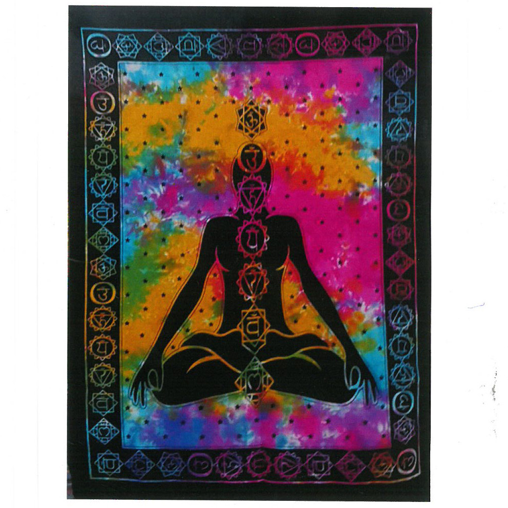 Cotton Wall Art - Chakra Buddha - 1 Piece (CWA-01)