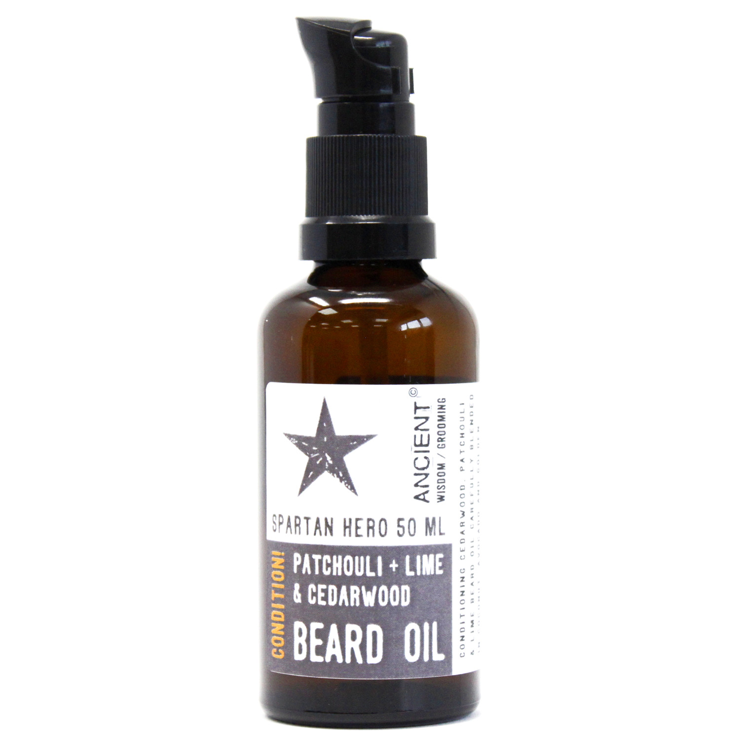 50ml Beard Oil - Spartan Hero - Condition! - 1 Piece (BeardO-03)