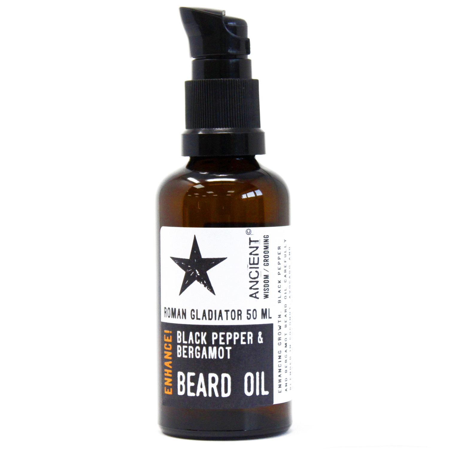 50ml Beard Oil - Roman Gladiator - Enhance! - 1 Piece (BeardO-04)