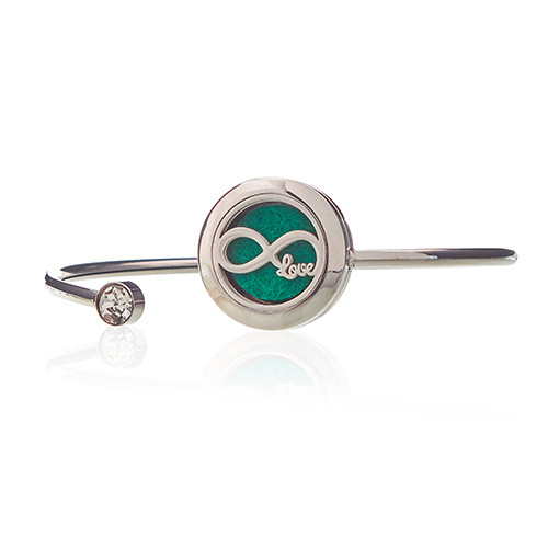 Aromatherapy Jewellery Crystal Bracelet - Infinite Love - 20mm - 1 Piece (AromaJ-25)