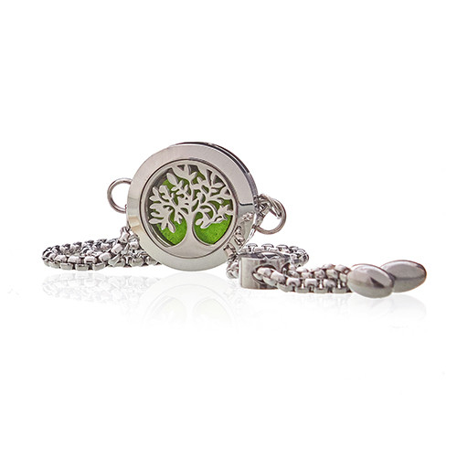 Aromatherapy Jewellery Chain Bracelet - Tree of Life - 20mm - 1 Piece (AromaJ-21)