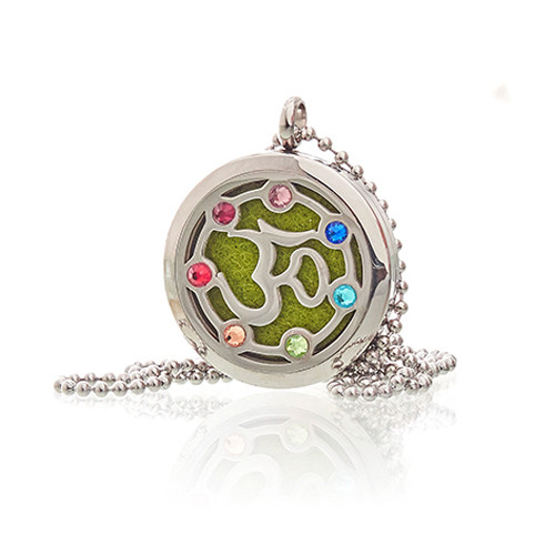 Aromatherapy Jewellery Necklace - OM Chakra - 30mm - 1 Piece (AromaJ-19)