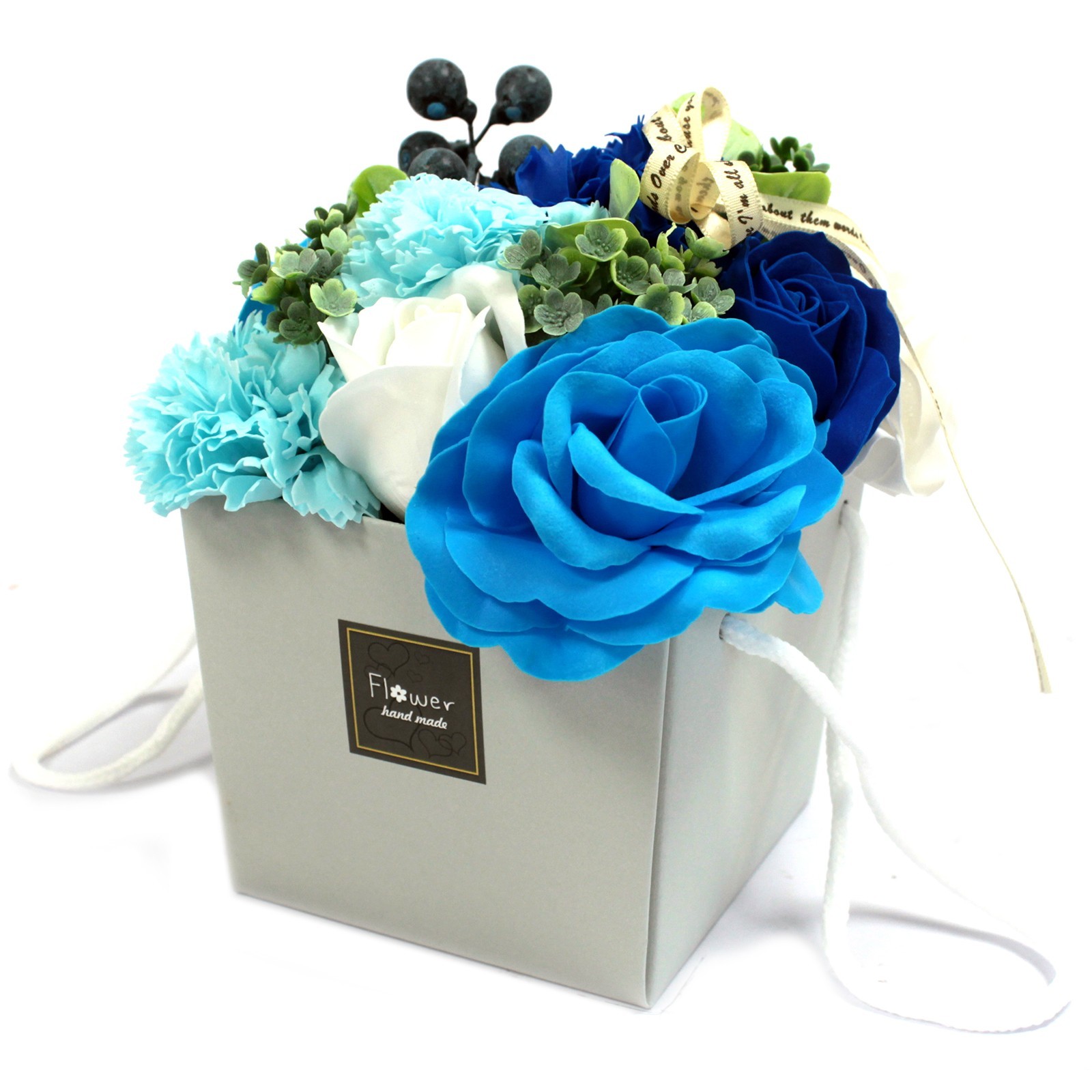 Soap Flower Bouqet - Blue Wedding - 1 Piece (LSF-05)