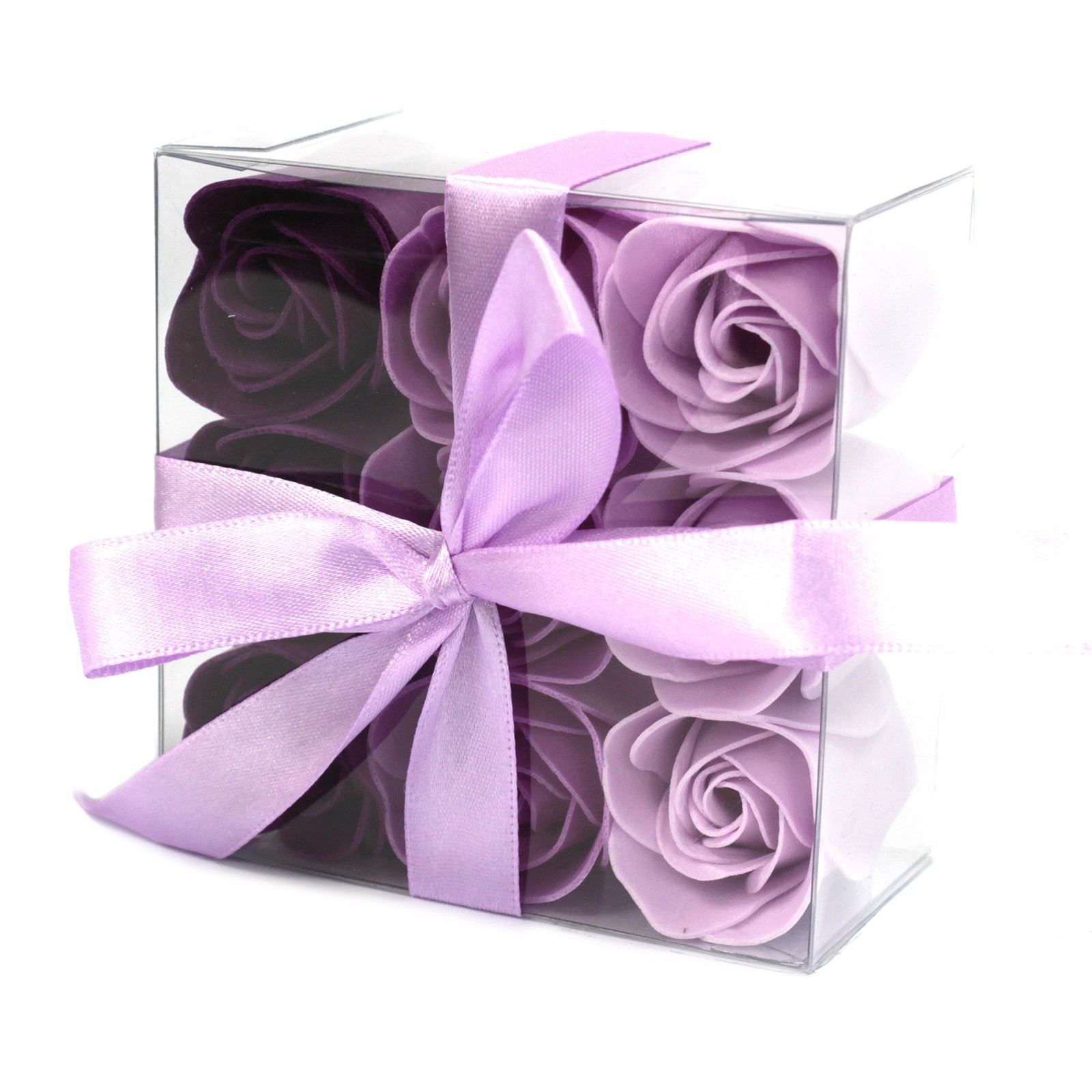 Set of 9 Soap Flower - Lavender Roses - 1 Piece (LSF-09)