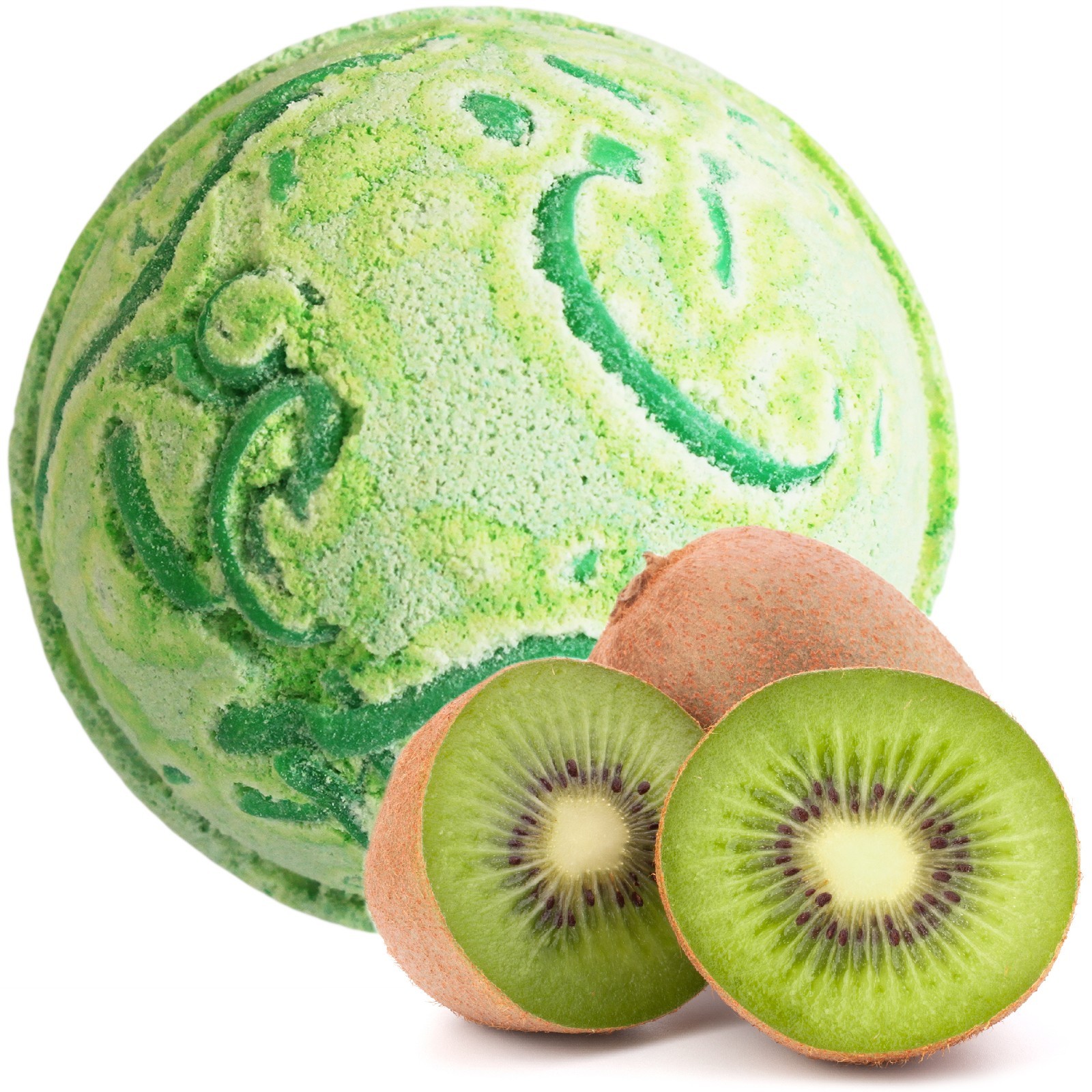 Tropical Paradise Coco Bath Bombs - Kiwi Fruit - 1 Piece (TPCB-06DS)