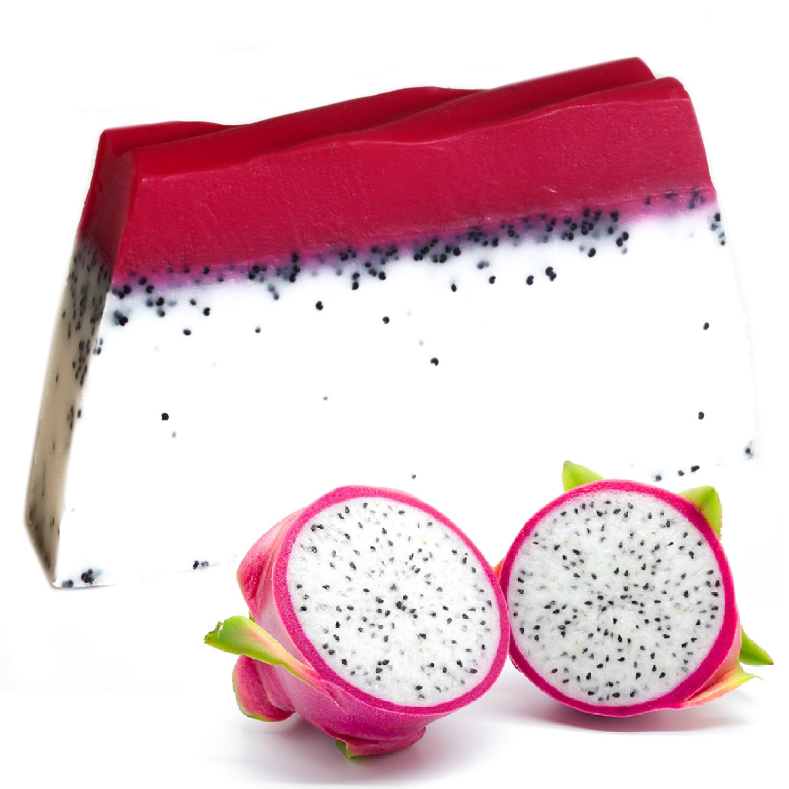 Tropical Paradise Soap Slice- Dragon Fruit - 1 Piece (DSTPSoap-02)
