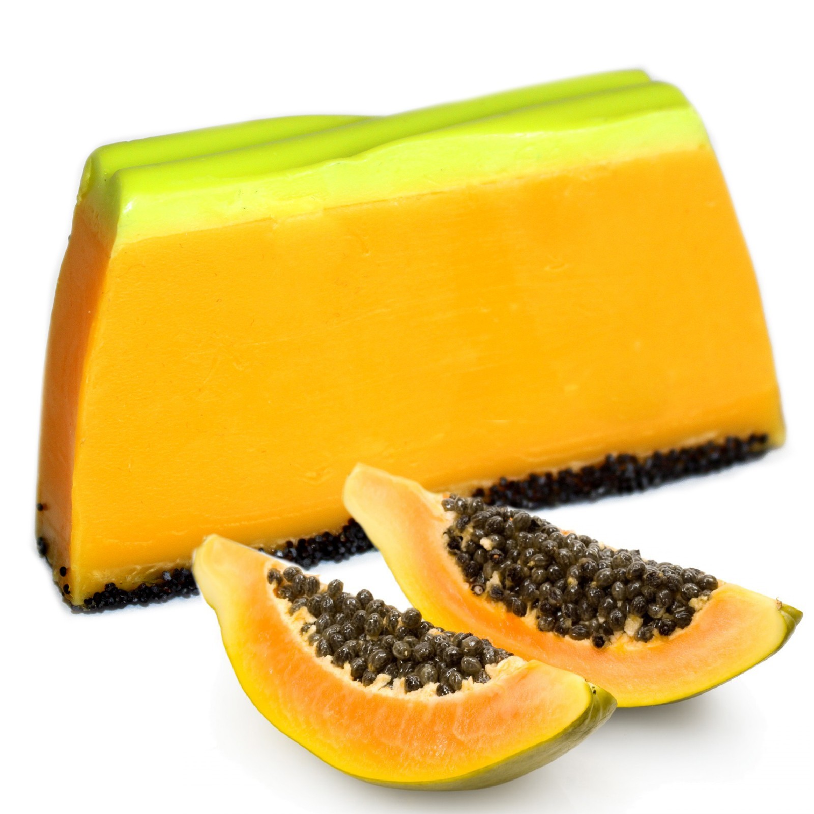 Tropical Paradise Soap Slice- Papaya - 1 Piece (DSTPSoap-03)