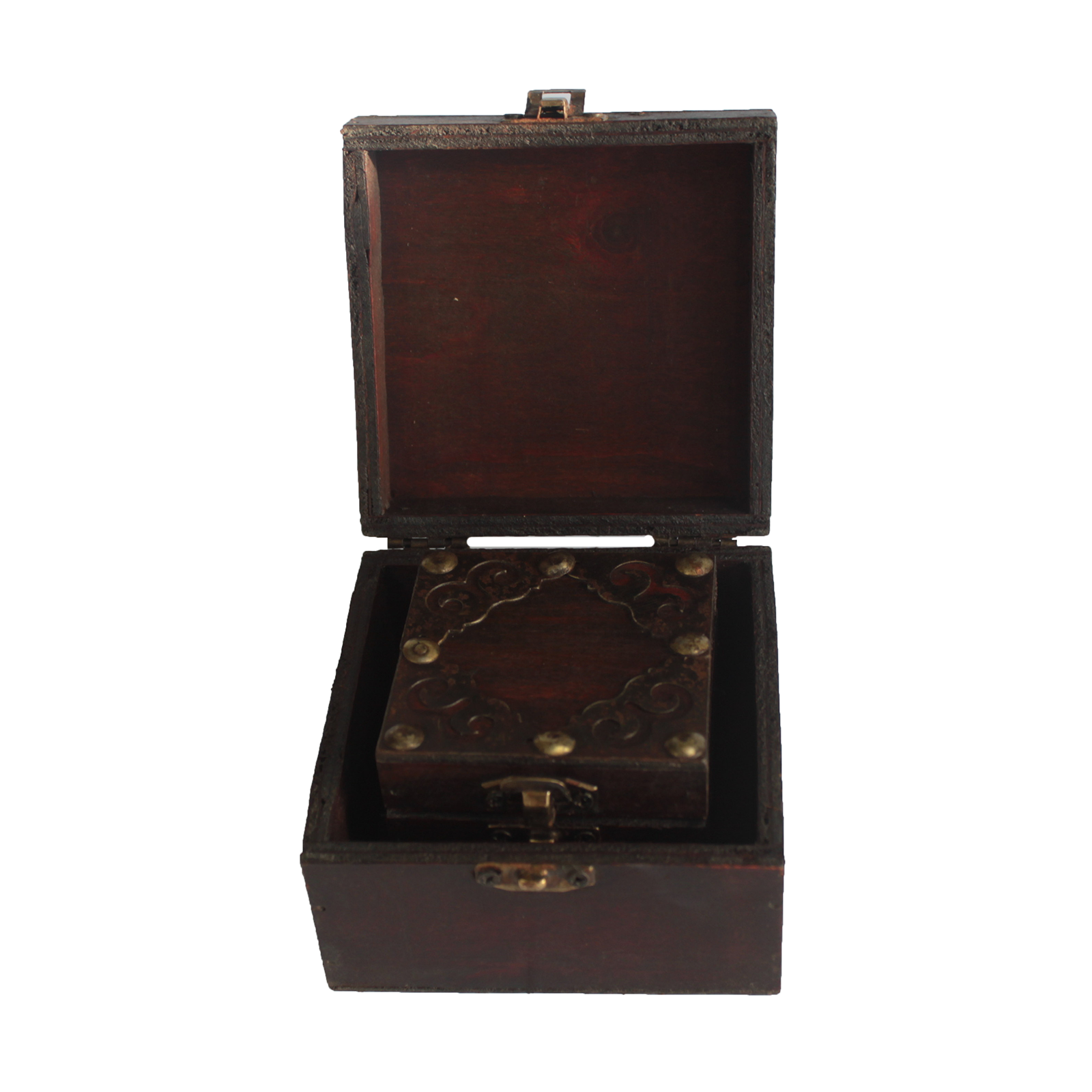 Set of 2 Gothic Square Boxes - 1 Piece (Colb-26)