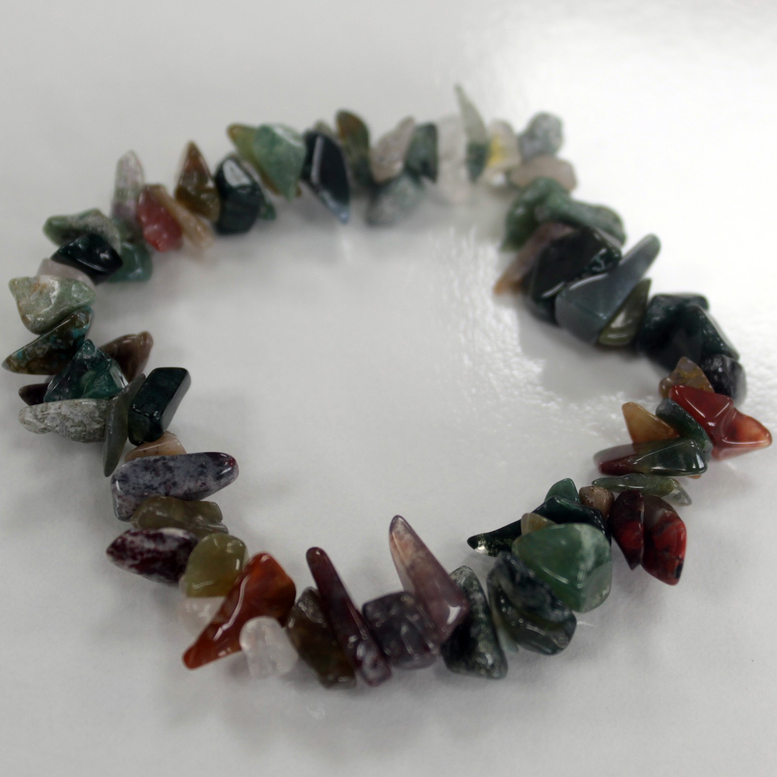 Chipstone Bracelet - Moss Agate - 1 Piece (AWCB-02DS)