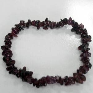 Chipstone Bracelet - Blood Garnet - 1 Piece (AWCB-07DS)