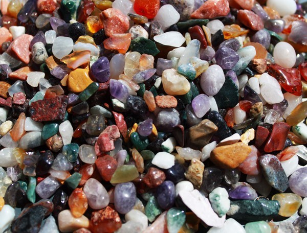 Mixed Natural Gemstone Chips - 1KG - 1 Piece (NMGC-01)
