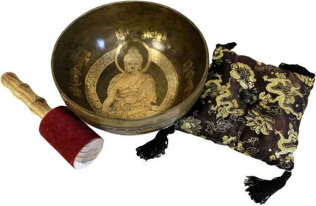 Brass Golden Buddha - Special S'Bowl Set - 1 Piece (Tib-74)