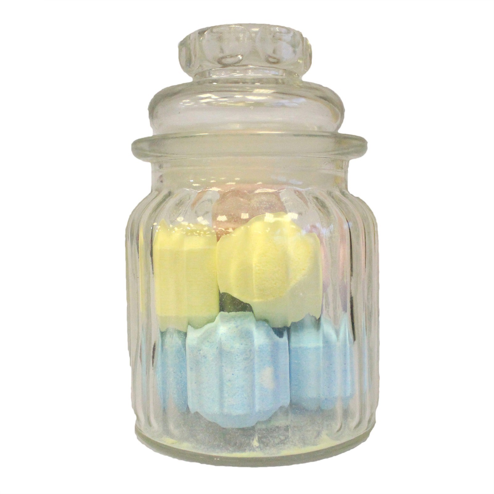 Candy Jars - Vertical Ribs - 1 Piece (CandyJ-01)